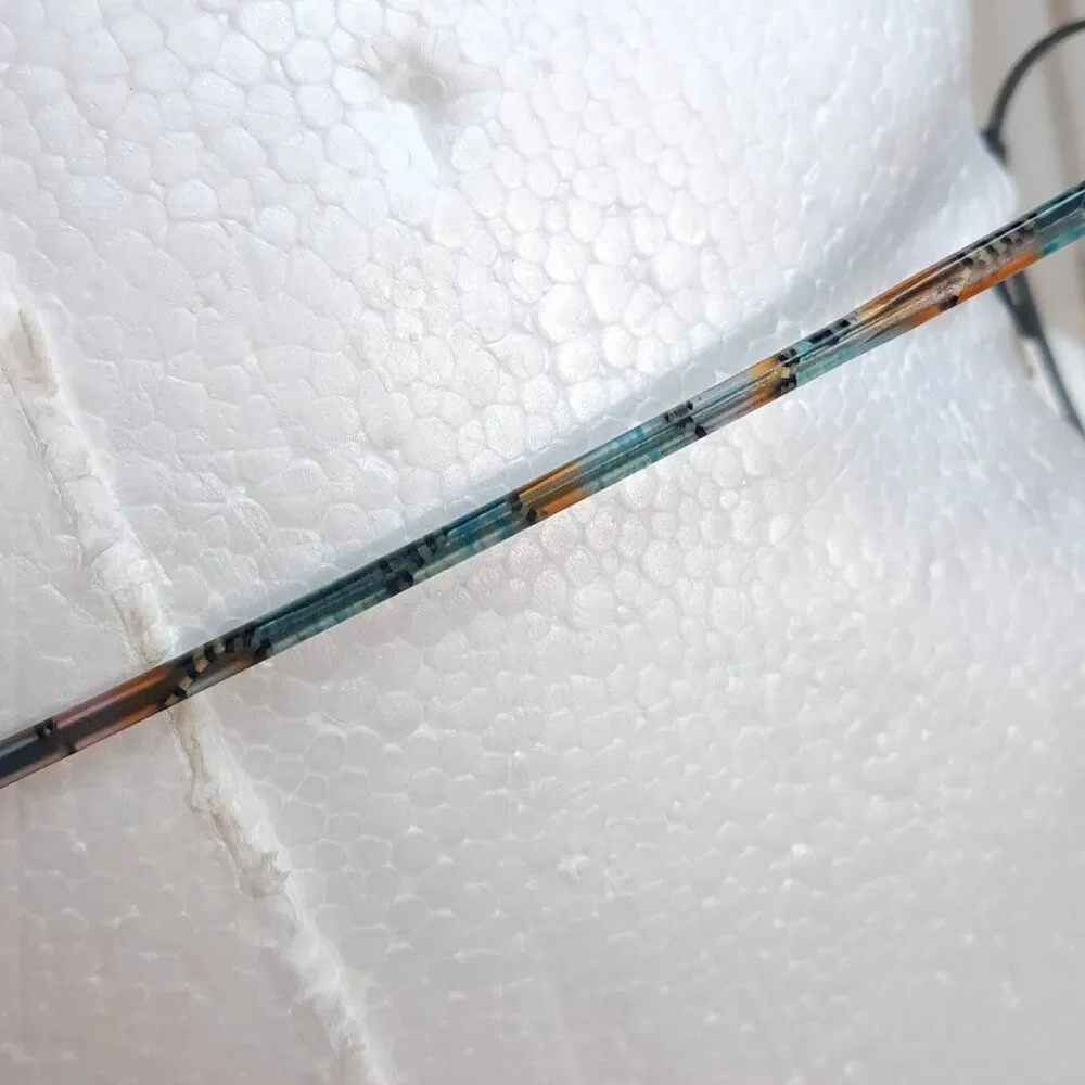 Gucci‎ GG 1241 FB9 eyeglasses frame 50-20-140 blue brown round women's glasses